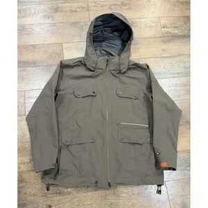 Merrell Gore-Tex Pro Shell Full Zip Jacket XXL Olive Gorpcore